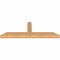 Ekena Millwork Portland Smooth Timber Gable Bracket, Western Red Cedar, 48"W x 16"H x 3 1/2"D x 3 1/2"F, 8/12 Pitch GBW048X16X0404POR00SWR - alternate 3